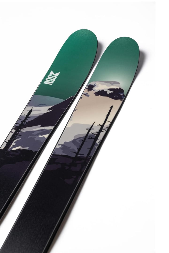 SGN Skis Frikar Green Artwork SGN skis