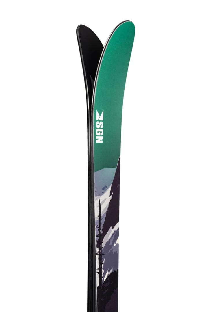 SGN Skis Frikar Green Artwork SGN skis