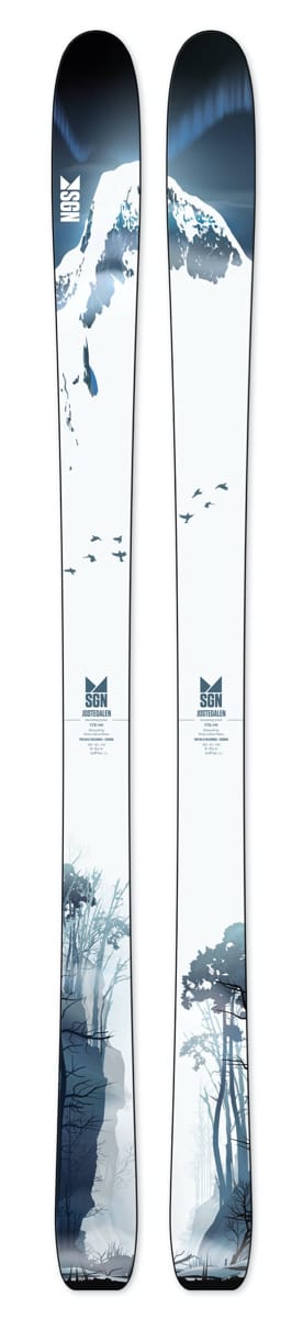 SGN Skis Jostedalen Blue Artwork SGN skis