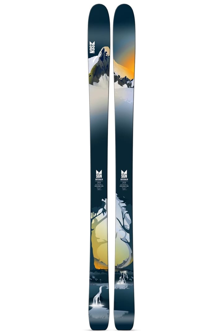 SGN Skis Jostedalen Blue Artwork SGN skis