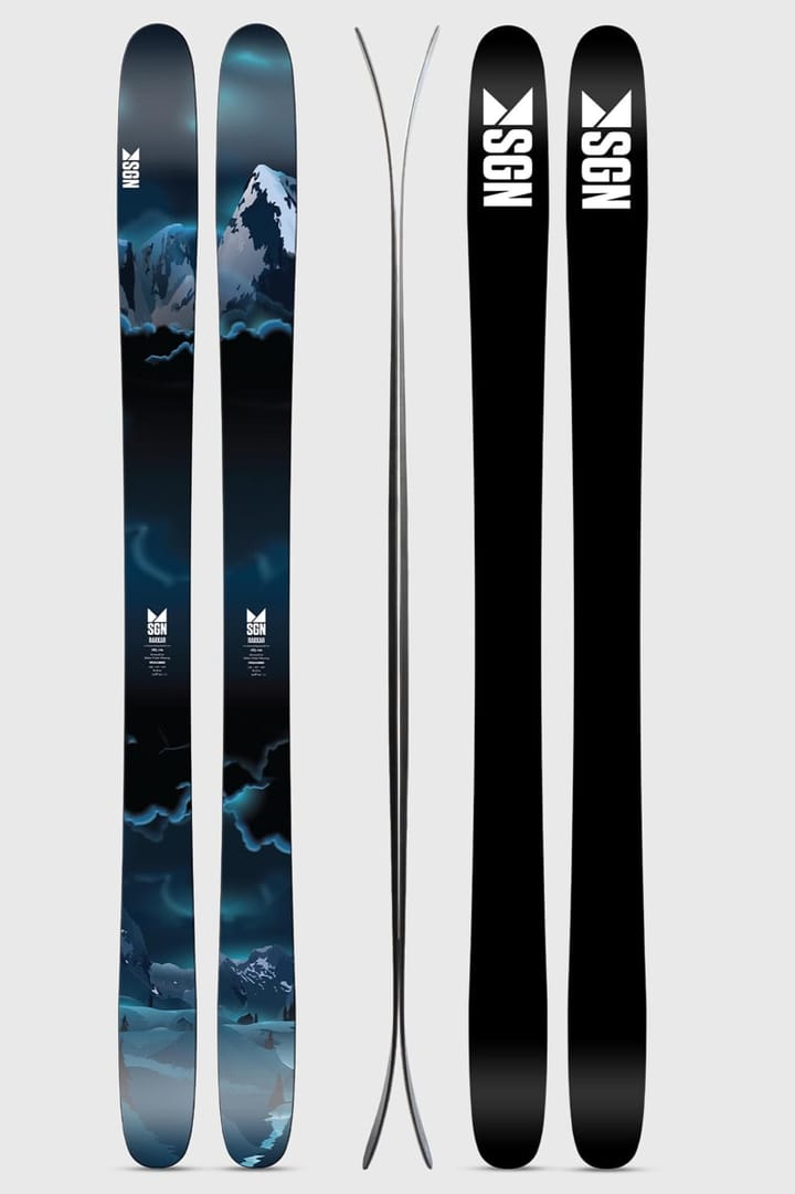 SGN Skis Rakkar Storm Blue Artwork SGN skis