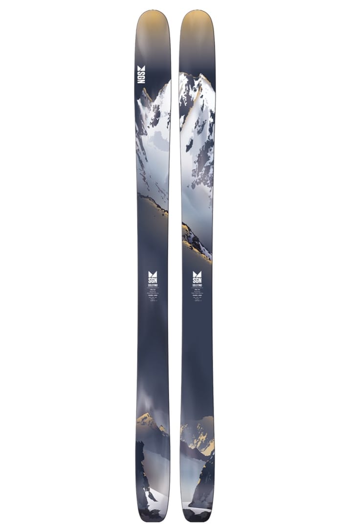 SGN Skis Soleitind Gold Marble Artwork SGN skis
