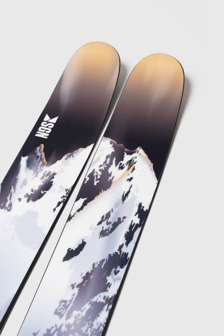 SGN Skis Soleitind Gold Marble Artwork SGN skis