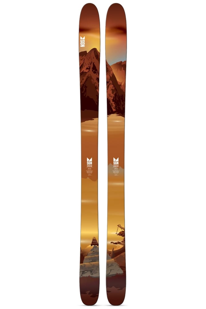 SGN Skis Streifar Golden Artwork SGN skis