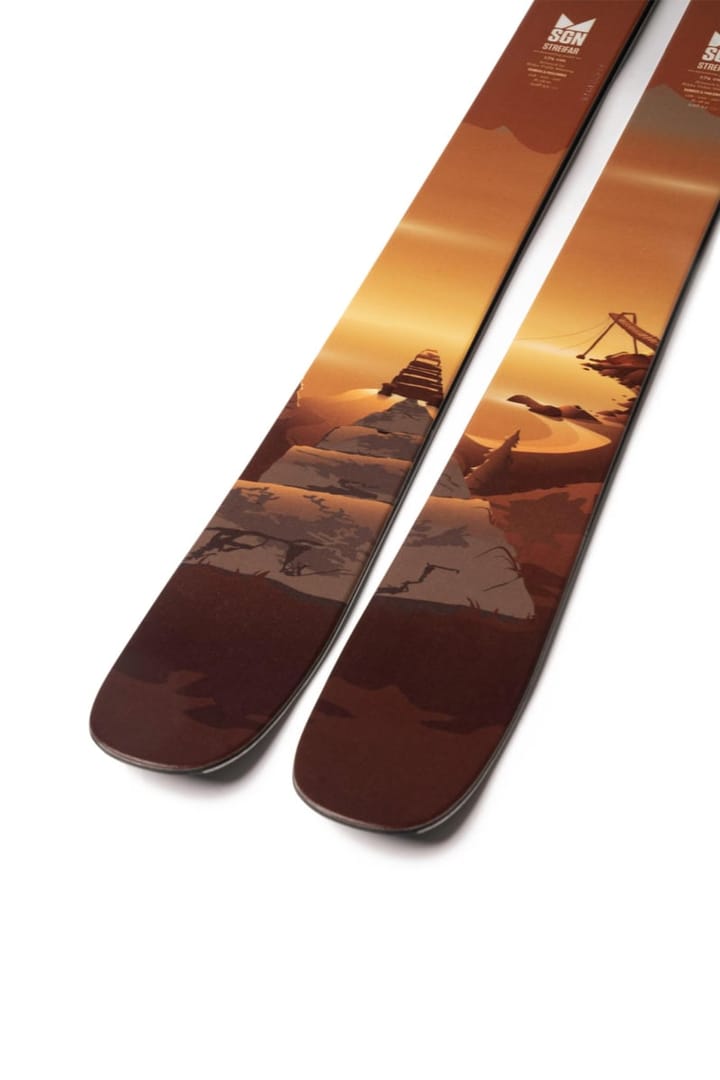 SGN Skis Streifar Golden Artwork SGN skis