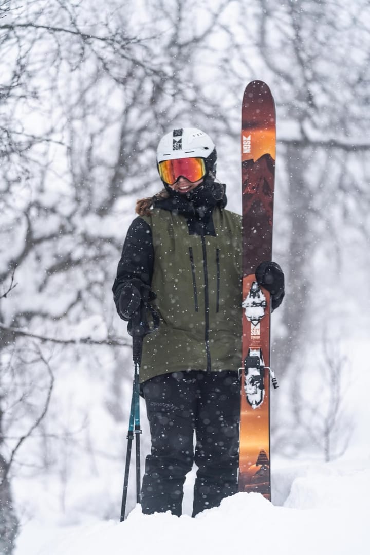 SGN Skis SGN skis Streifar Golden artwork SGN skis