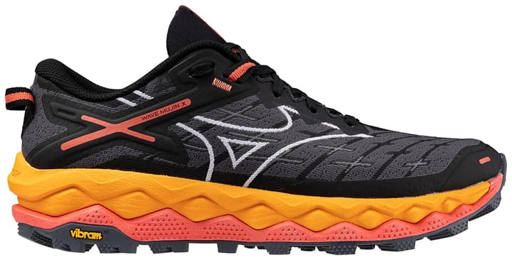 Mizuno Women's Wave Mujin 10 Black/White/Hot Coral Mizuno