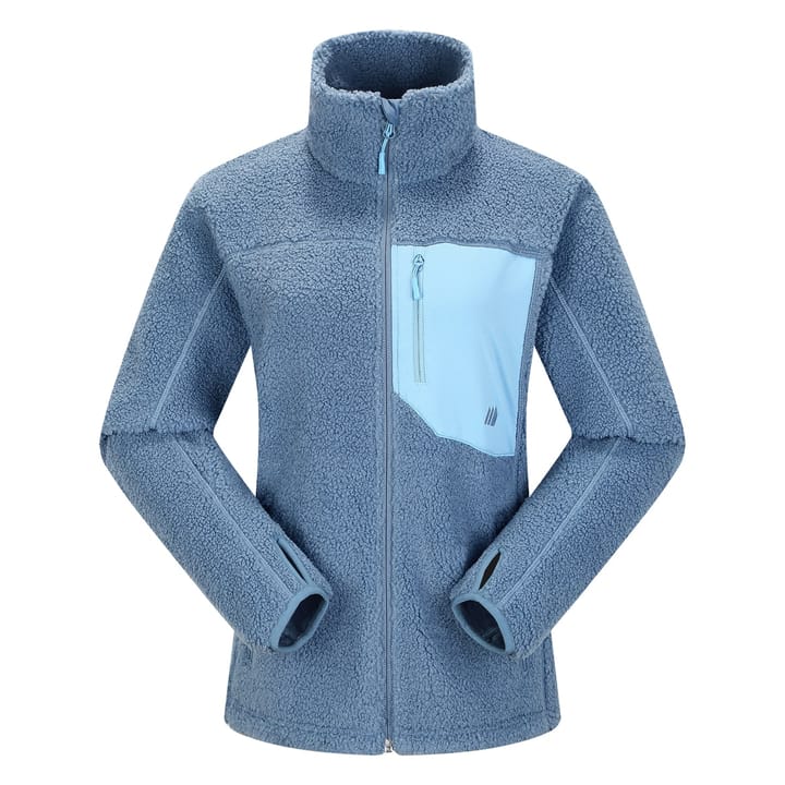 Skogstad W Hjertås Pile Fleece Jakke Coronet Blue Skogstad
