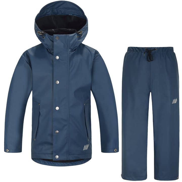 Skogstad Juniors' Espevær PU Regnsett Dark Denim