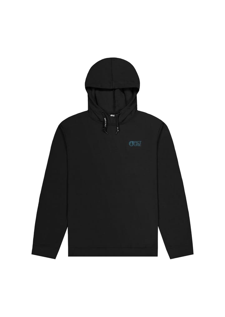 Men's Flack Tech Hood Black Picture Organic Clothing