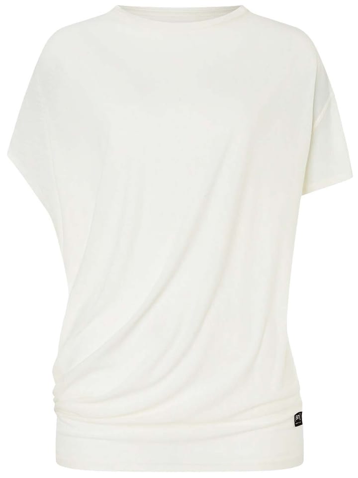 super.natural Women's Yoga Loose Tee (spring 2021) Fresh White super.natural