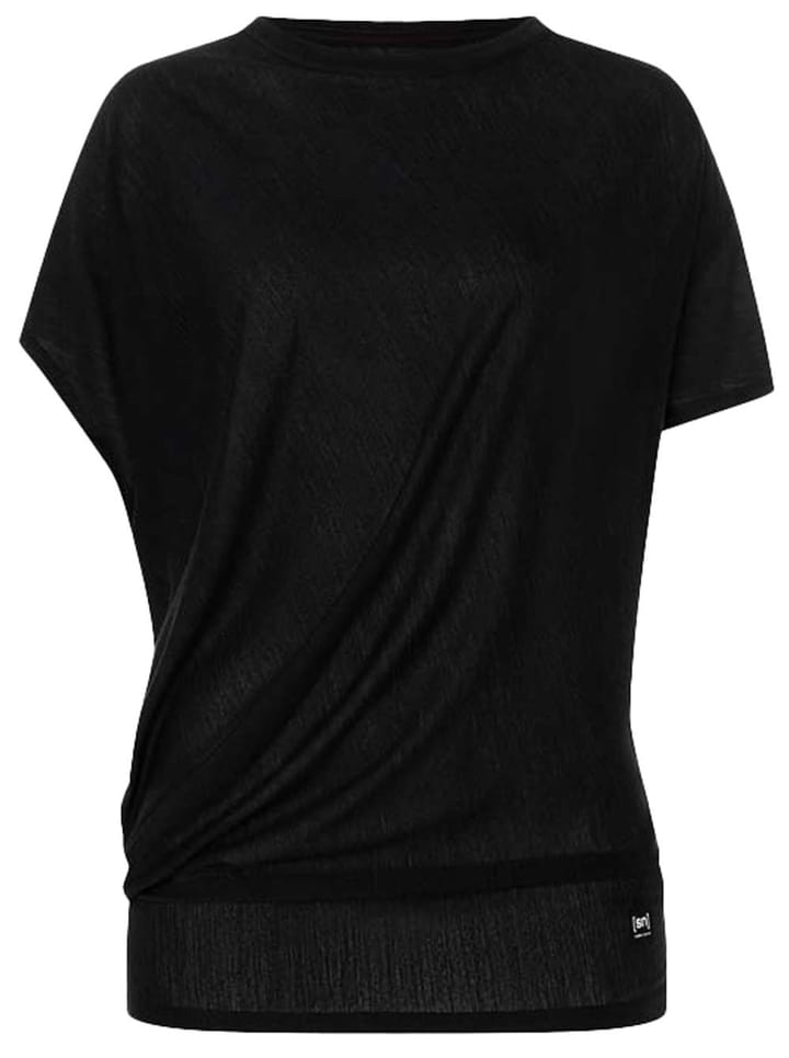 super.natural Women's Yoga Loose Tee (spring 2021) Jet Black super.natural