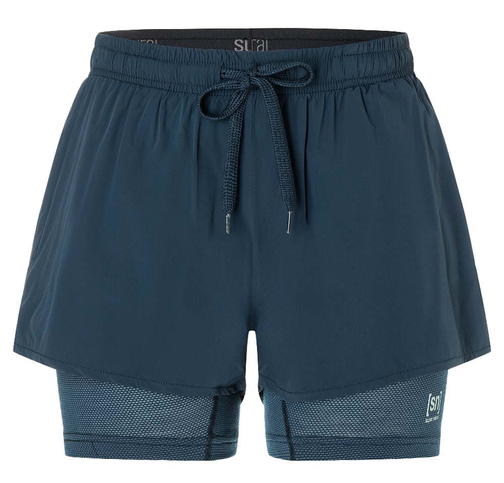 super.natural W Double Layer Shorts Blueberry
