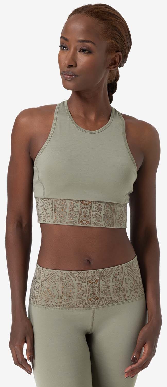 super.natural Women's Arabesque Lf Top Dried Sage/Copper super.natural