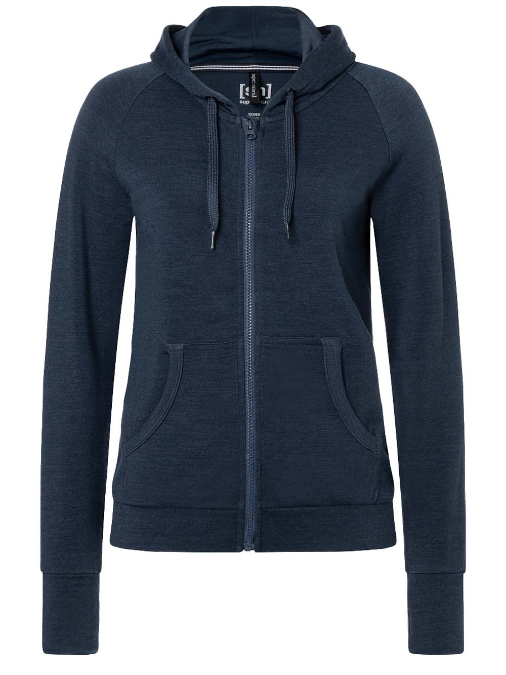 super.natural W Everyday Zip Hoodie Blueberry