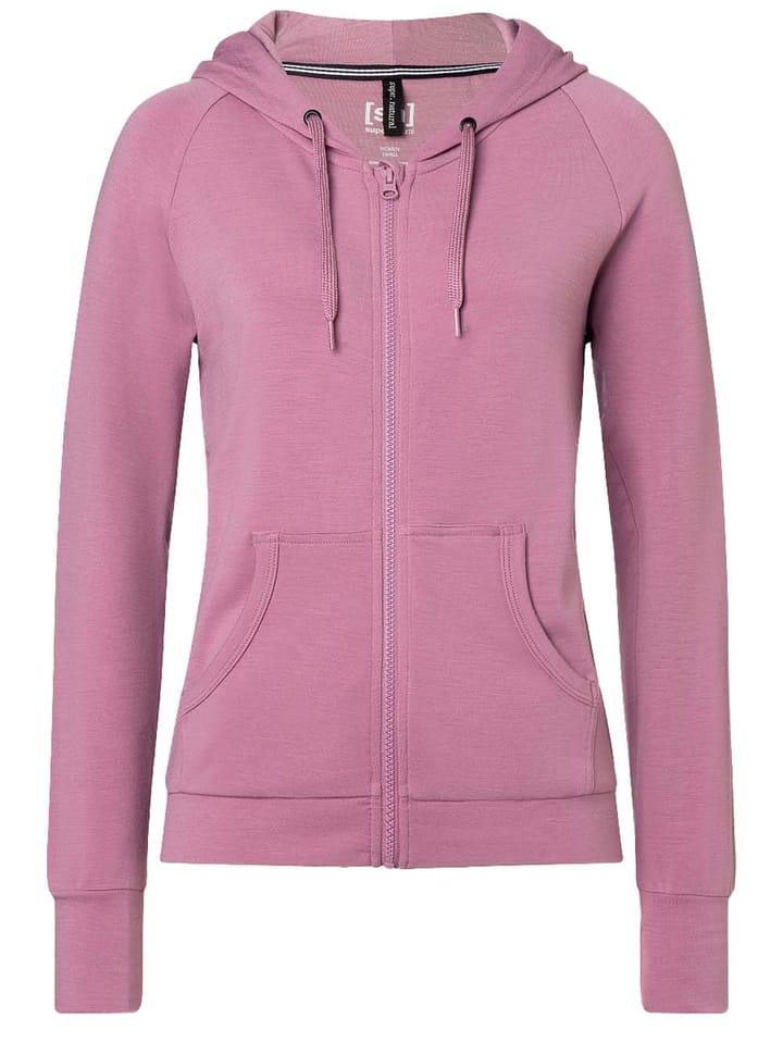 super.natural Women's  Everyday Zip Hoodie Orchid super.natural