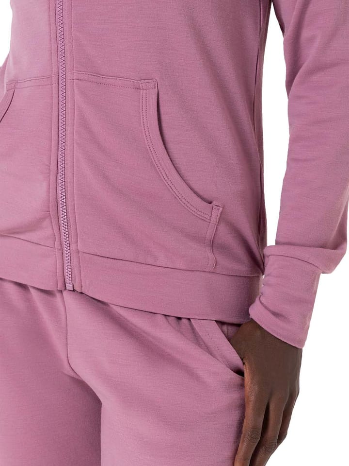 super.natural Women's  Everyday Zip Hoodie Orchid super.natural