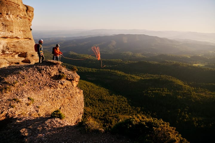 Fjällräven Men's Bergtagen Stretch Half Zip Mountain Blue Fjällräven