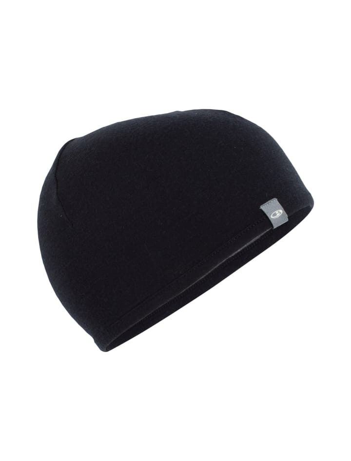 Icebreaker Adult Pocket Hat Black/Gritstone Hthr Icebreaker Icebreaker Adult Pocket Hat Black/Gritstone Hthr Icebreaker