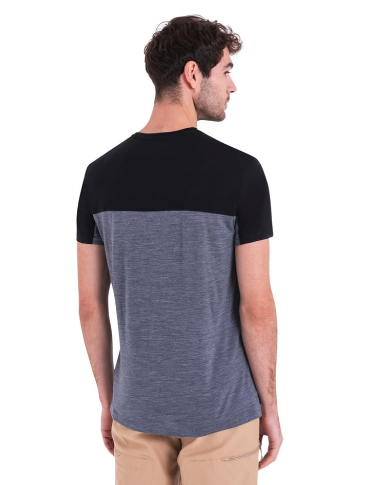 Icebreaker Men Merino 125 Cool-Lite™ Sphere Iii Ss Tee Colour Block Graphite Hthr/Black/Cb Icebreaker