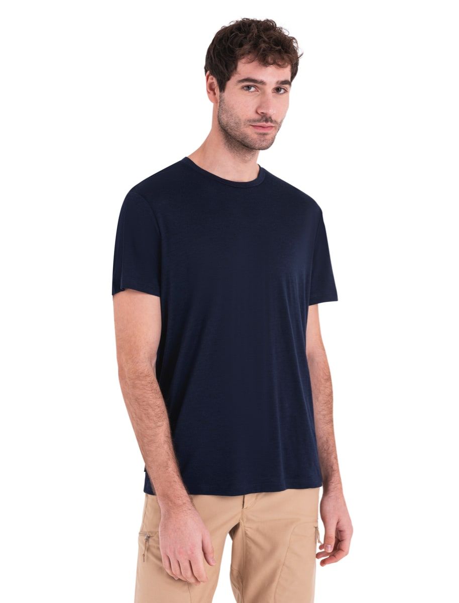 Icebreaker Men Merino 150 Tech Lite Iii Ss Tee Midnight Navy
