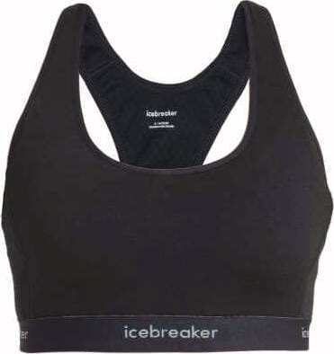 Icebreaker Women's Merino 125 Zoneknit Racerback Bra Black Icebreaker