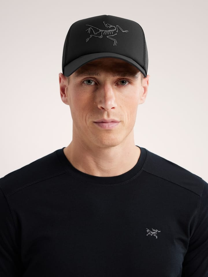 Arc'teryx Bird Trucker Curved Brim Hat Black Arc'teryx Arc'teryx Bird Trucker Curved Brim Hat Black Arc'teryx