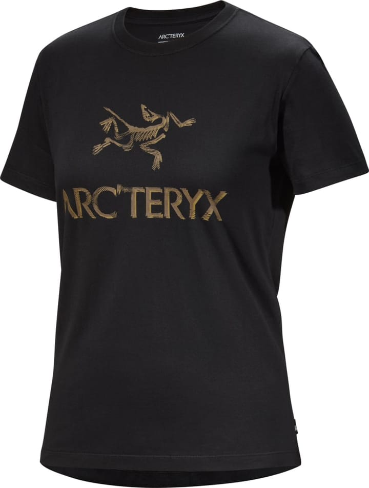 Arc'teryx Arc'Word Cotton T-Shirt Ss W Black/Canvas Arc'teryx Arc'teryx Arc'Word Cotton T-Shirt Ss W Black/Canvas Arc'teryx