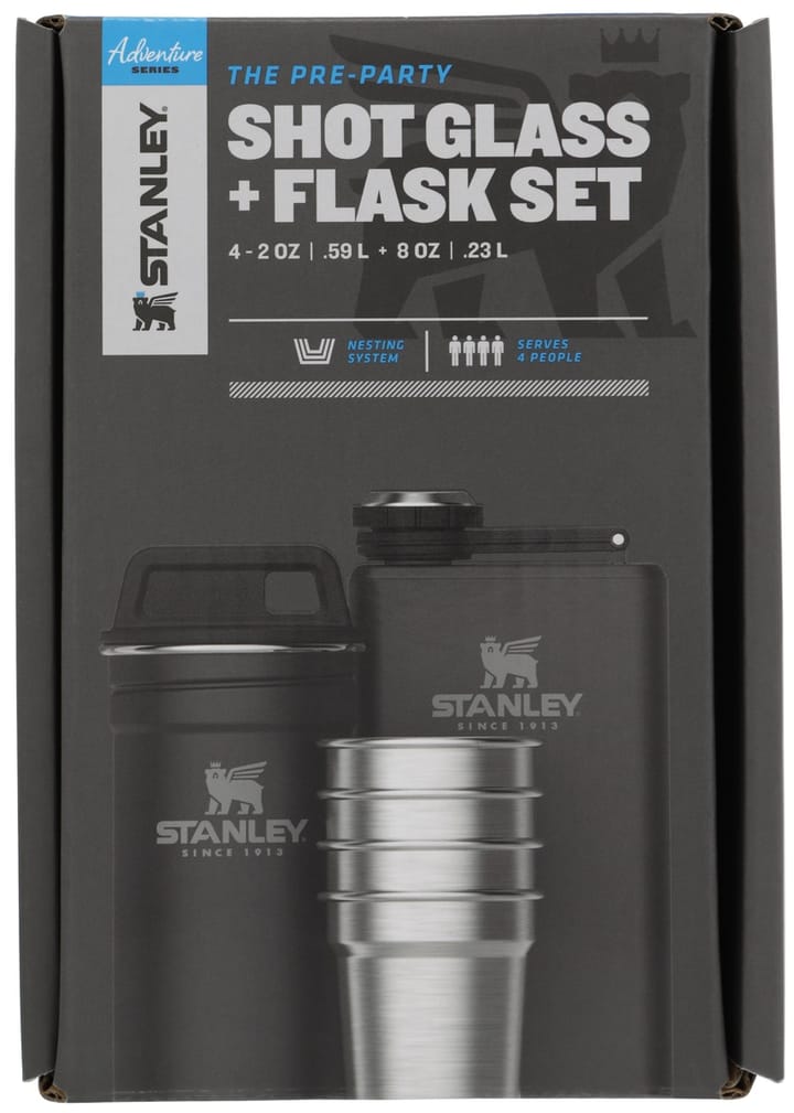 Stanley Gavesett Adv. Steelshot+Flask Set 4x59 Ml/236 Ml Matte Black Stanley