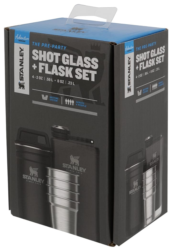 Stanley Gavesett Adv. Steelshot+Flask Set 4x59 Ml/236 Ml Matte Black Stanley