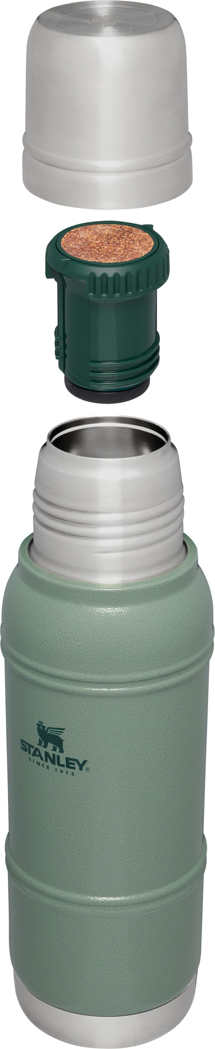 Stanley The Artisan Thermal Bottle 1 L Hammertone Green Stanley Stanley The Artisan Thermal Bottle 1 L Hammertone Green Stanley
