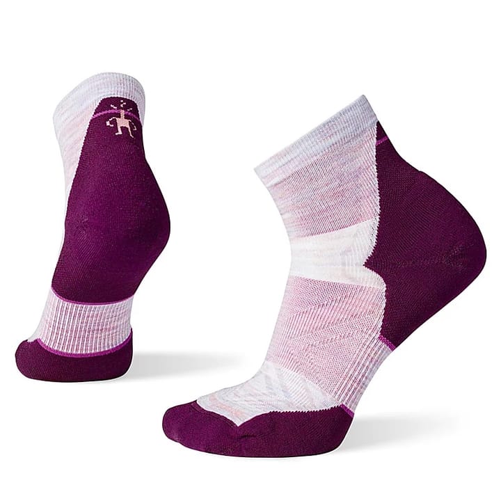 Smartwool Women's Run Targeted Cushion Ankle Socks Purple Eclipse Smartwool