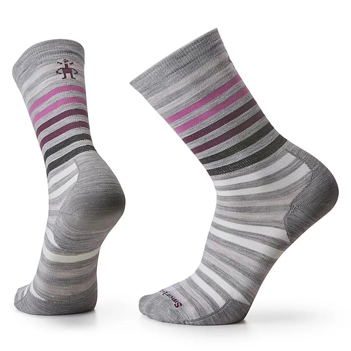 Smartwool Everyday Spruce Street Crew Socks Light Gray Smartwool