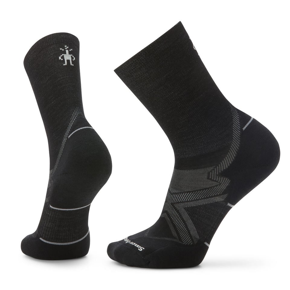 Unisex Run Targeted Cushion Cold Weather Crew Socks