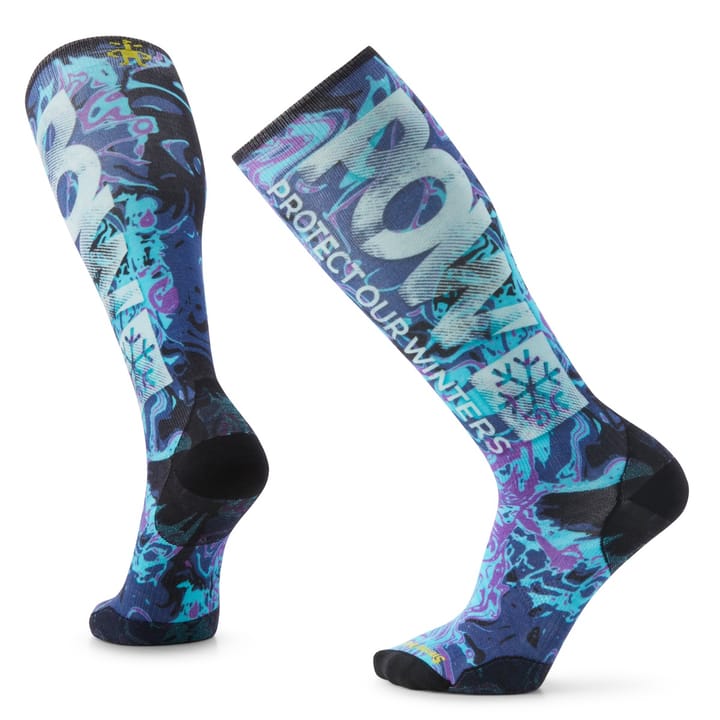 Smartwool Ski Zero Cushion Pow Print Otc (Brand New) Socks Capri Smartwool