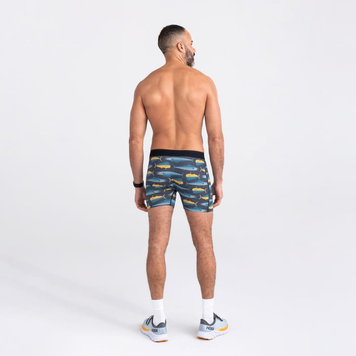 SAXX SAXX QUEST BOXER Mahi Mahi Wahoo-Black SAXX
