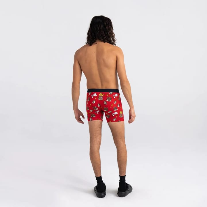 SAXX SAXX VIBE BOXER FIRED UP-RED SAXX SAXX SAXX VIBE BOXER FIRED UP-RED SAXX