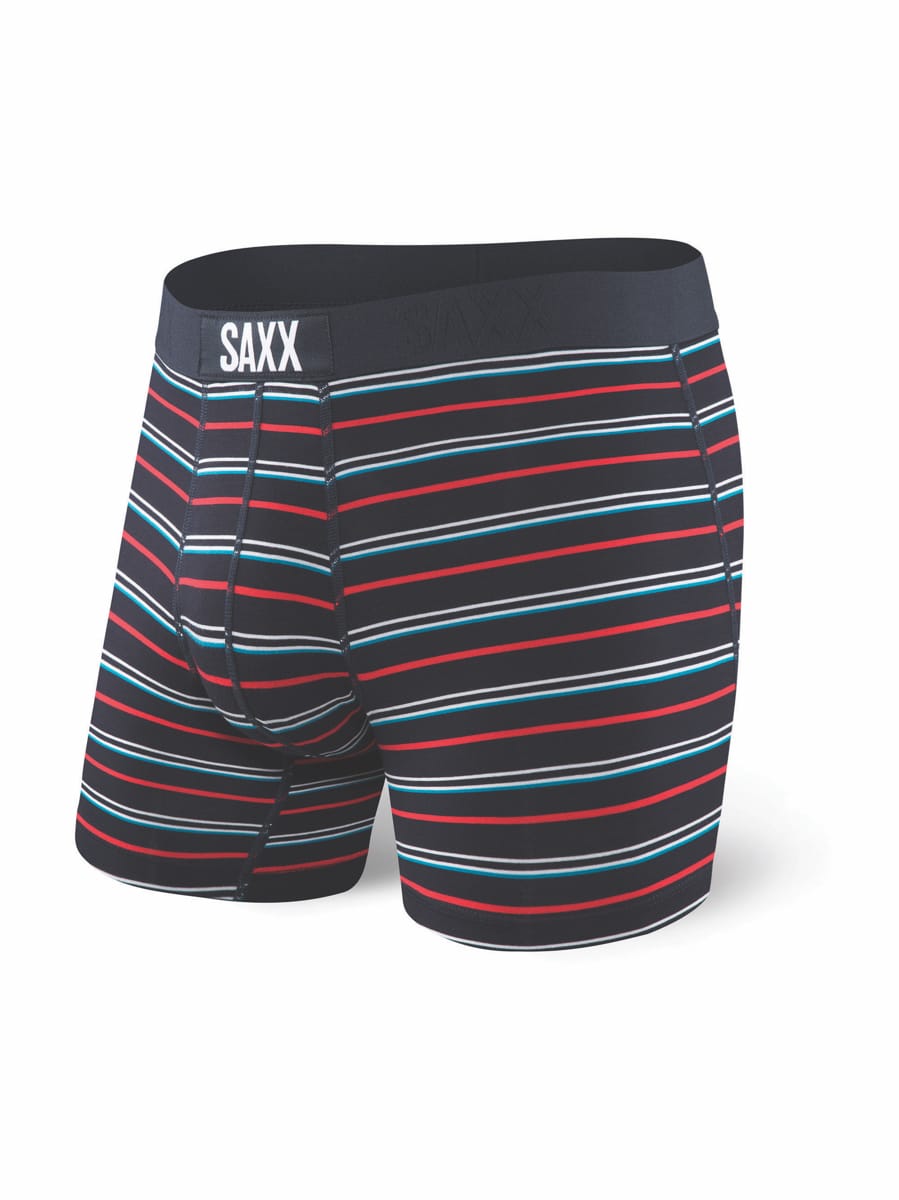 SAXX Vibe Boxer Dk Ink Coast Stripe