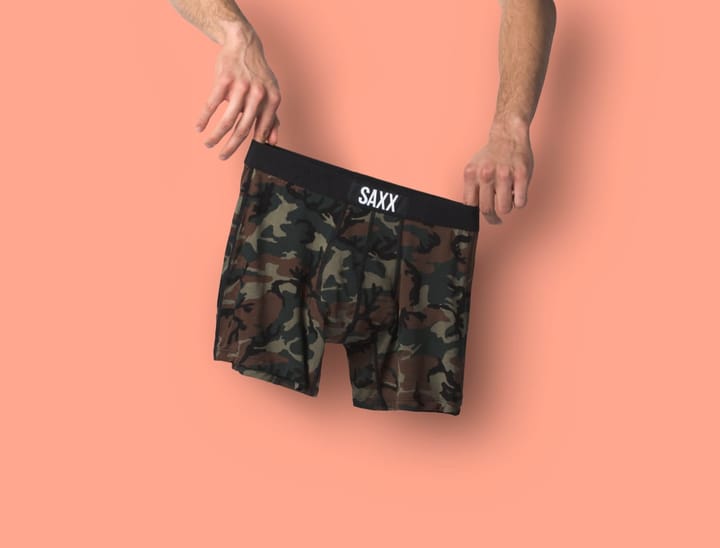 SAXX Vibe Boxer Woodland Camo SAXX