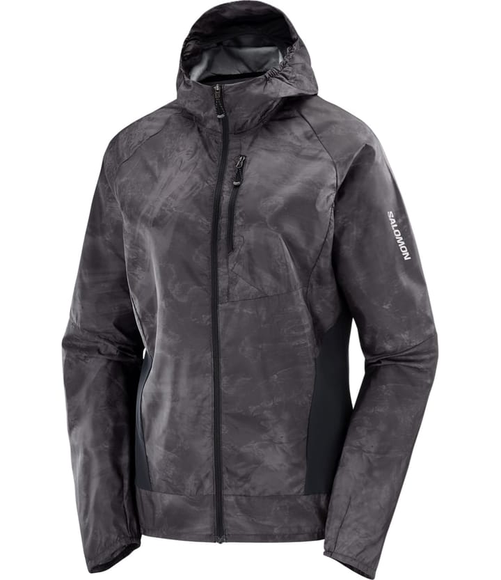 Salomon Women's Bonatti Cross Full Zip Hoodie Periscope/Ao/Deep Black Salomon