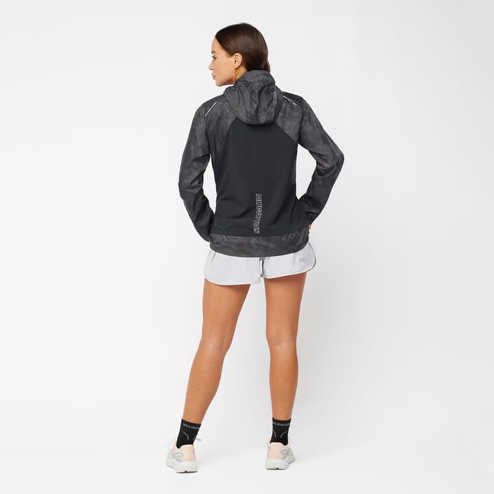Salomon Women's Bonatti Cross Full Zip Hoodie Periscope/Ao/Deep Black Salomon