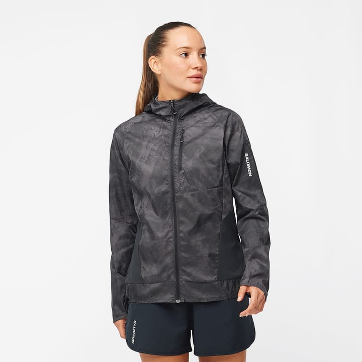 Salomon Women's Bonatti Cross Full Zip Hoodie Periscope/Ao/Deep Black Salomon