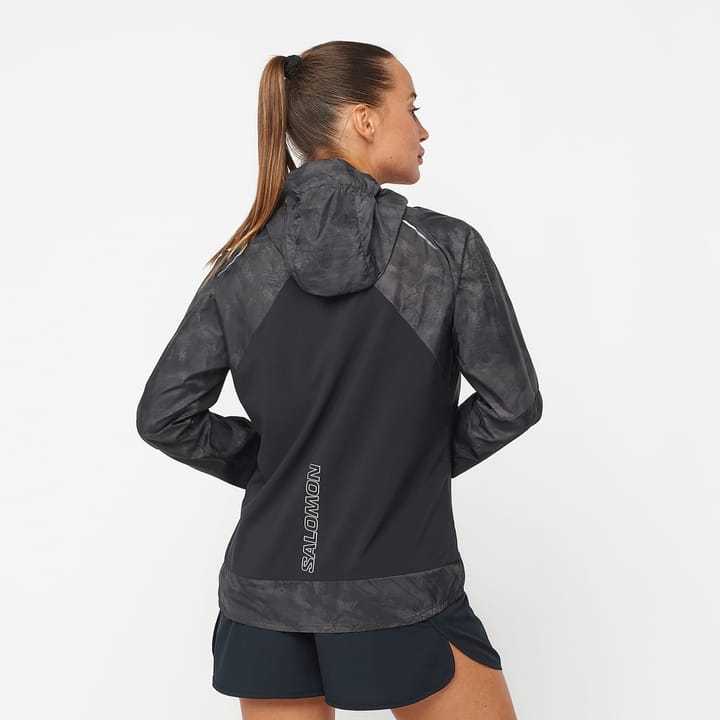 Salomon Women's Bonatti Cross Full Zip Hoodie Periscope/Ao/Deep Black Salomon