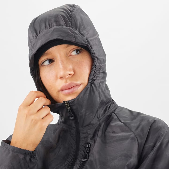 Salomon Women's Bonatti Cross Full Zip Hoodie Periscope/Ao/Deep Black Salomon