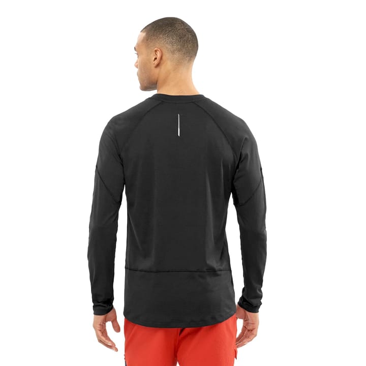 Salomon Cross Run LS Tee M Deep Black/ Salomon