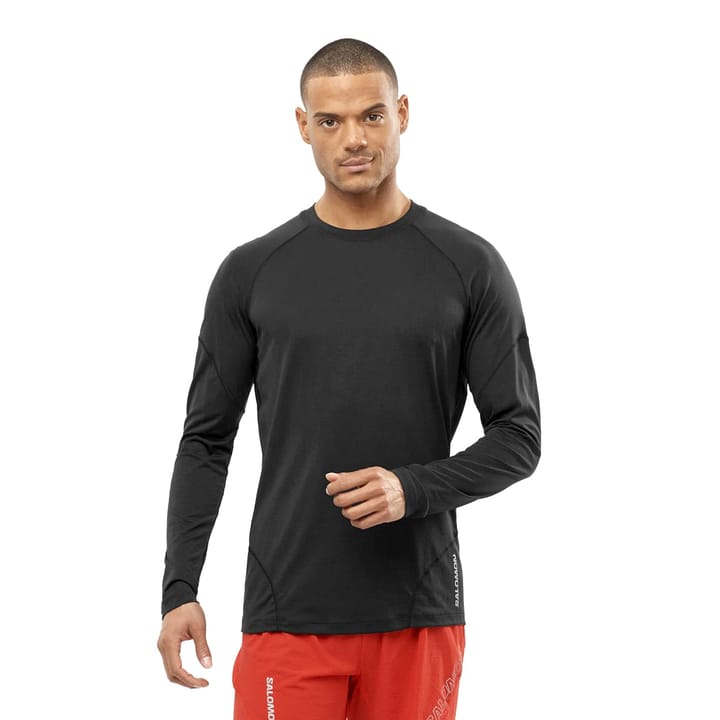 Salomon Cross Run LS Tee M Deep Black/ Salomon