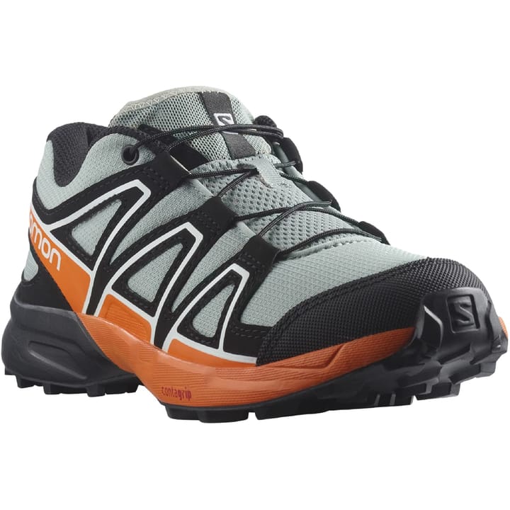 Salomon Juniors' Speedcross Wrought Iron/Black/Vibrant Orange Salomon