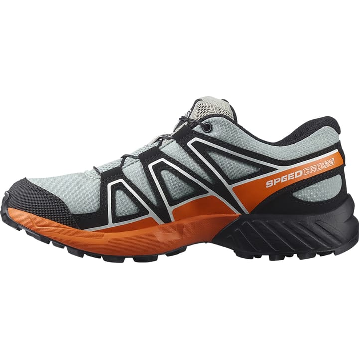 Salomon Juniors' Speedcross Wrought Iron/Black/Vibrant Orange Salomon