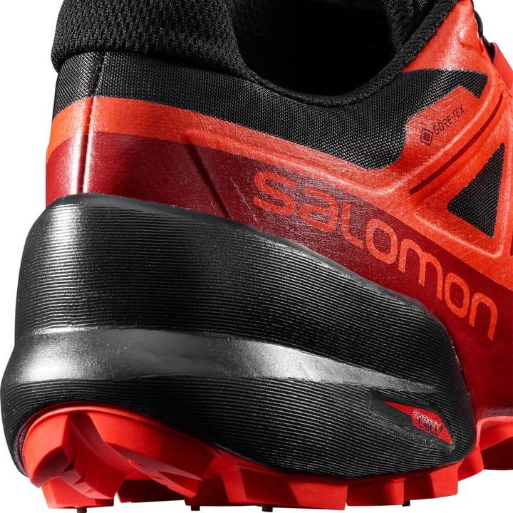 Salomon Unisex Spikecross 5 Gore-Tex Black/Racing Red/Red Dahlia Salomon