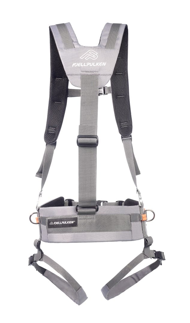 Fjellpulken Touring Harness Grey Fjellpulken